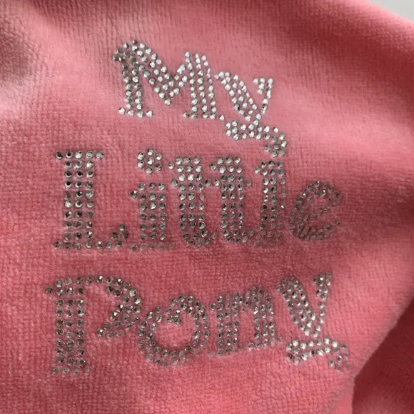 DOLLS KILL ‘MY LITTLE PONY’ PINK CROPPED ZIP UP HOODIE•JR’s Medium - Picture 12 of 12